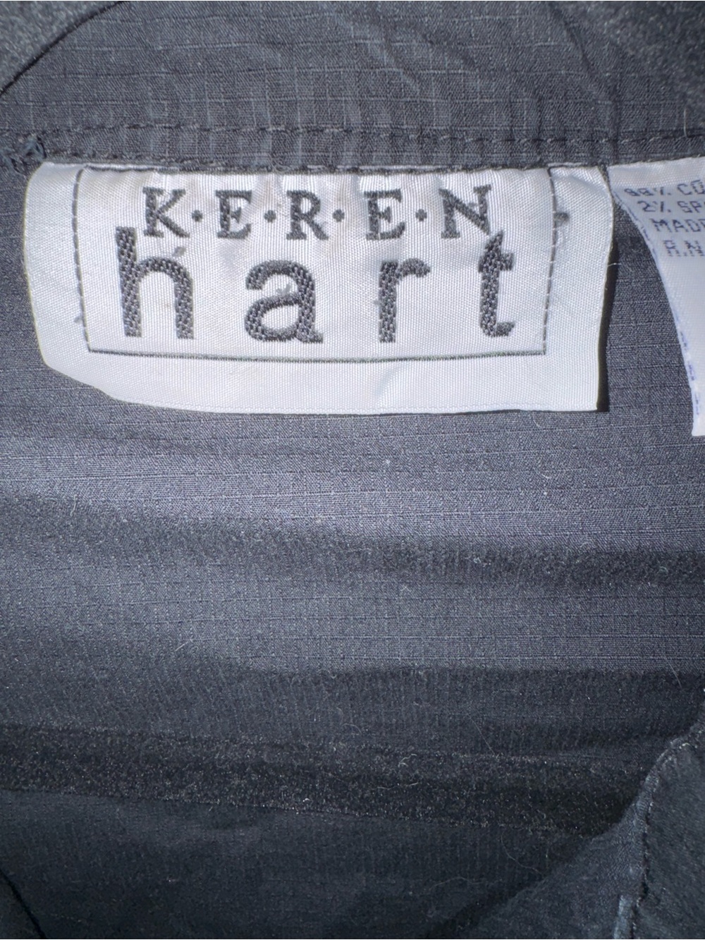 Keren Hart Women’s Black Utility Safari Jacket Button Front Size Small - Picture 6 of 8